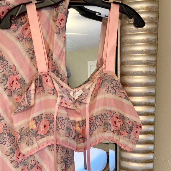Loveshackfancy Casey Silk Top NWT size Medium 🌸 - Picture 3 of 6